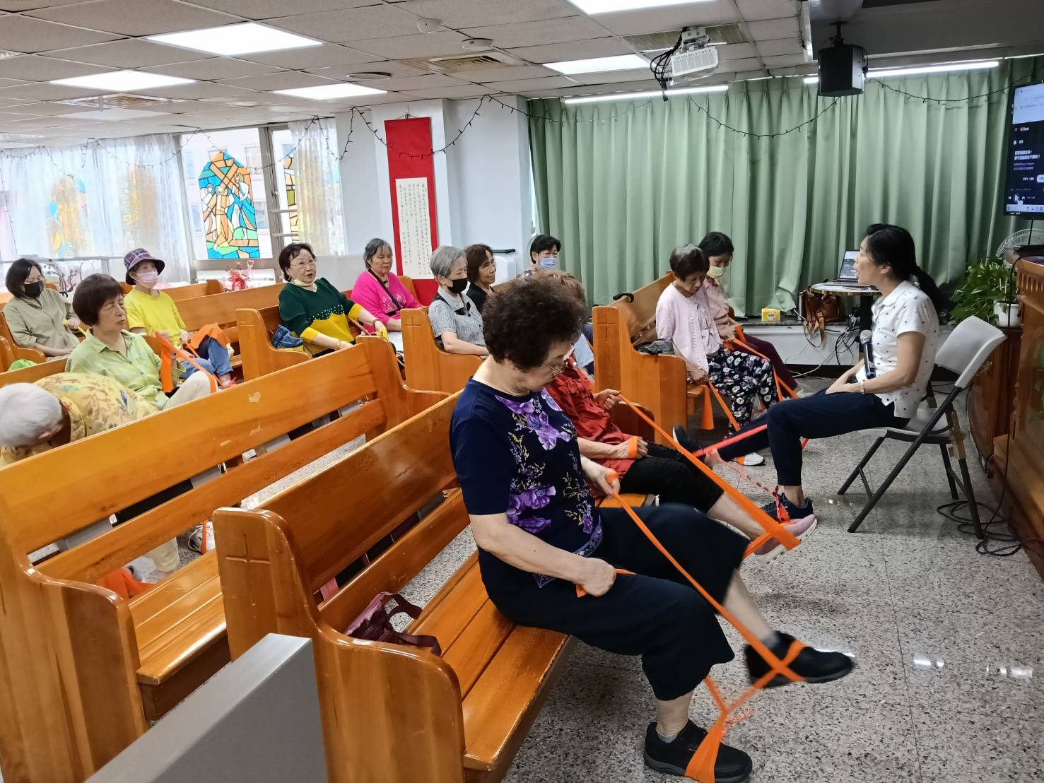 週二預防及延緩失能課程。